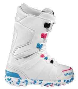   32 Thirty Two LASHED Snowboard Boots White Pink Blue 7 US  