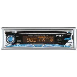  Pyle 2 Band AM FM MPX Radio CD Player + Detachable Face 