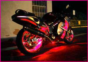 36 LED Super Bright Sport Bike LED Kit Body Lights (Red Kit)  