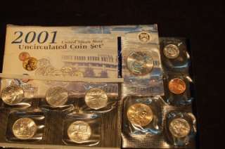   MINT Uncirculated Set With SAC Dollar & Kennedy Half & State Quarters
