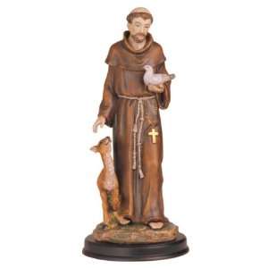  12 Inch Saint Francis Holy Figurine Religious Decoration 