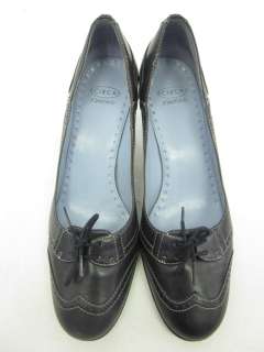  are bidding on a pair of CIRCA JOAN & DAVID Black Oxford Laced Pumps 