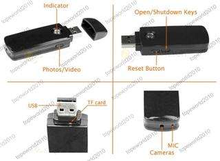 Mini A8 USB U Disk Spy Camera Video Recorder DVR DV ( motion detection 