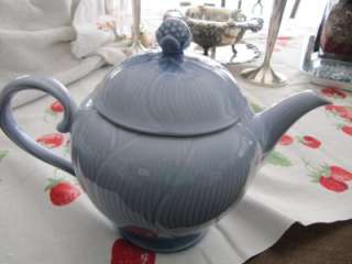 Mikasa Cornflower Blue Spring Teapot & Lid Rare Piece  