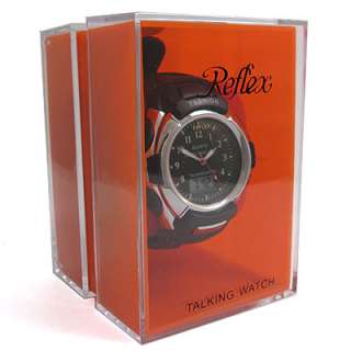   Mens Talking Watch Dual time, alarm, chime #201 in Super Box  