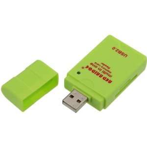  Compact USB Card Reader/Writer For SD, Mini SD, MMC, RS MMC 