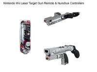 Laser Target Gun for Nintendo Wii Remote and Nunchuk Controllers *NEW 