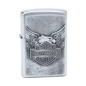  Zippo Harley Davidson Logo Iron Eagle Lighter Background 