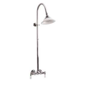   Chrome EXPOSED WALL MOUNTED BATHROOM SHOWER   NEW