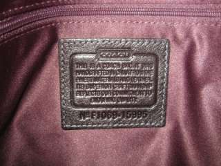 NWT COACH DEVIN Leather Shoulder Bag Tote Black 15995  