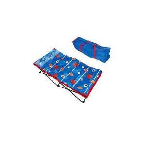 Blue Boys All Star Portable Lounger w/ Sleeping Bag & Tote by Playhut 