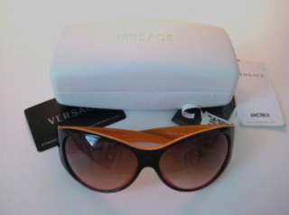 VERSACE VERSUS NWT $150 Wrap Sunglasses Case Cloth 6052 Stylish NEW 