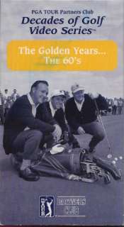 PALMER Trevino NICKLAUS Player 1960s PGA Golf Tour VHS  