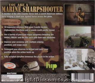 MARINE SHARPSHOOTER Shooter Sniper PC Game NEW Sealed  