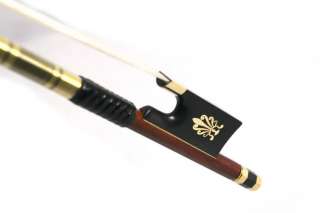 Gold Pernambuco Violin Bow #9007 Phoenix Emblem  