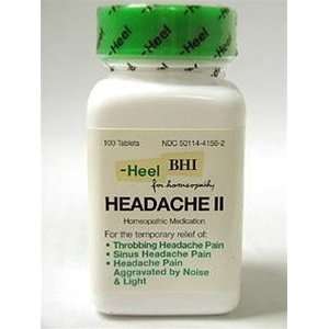  HEEL   Headache Ii, 100 tablets