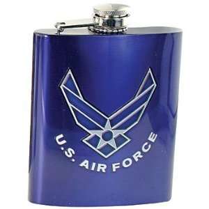 Air Force Military Stainless Steel Beverage Flask with Funnel  