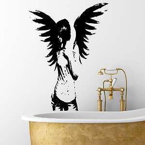 Gothic Angel Fairy Wall Decal Sticker Wall Hanging Self Adhesive 18 