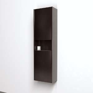   Sarah Wall Storage Cabinet Color   Espresso Furniture & Decor