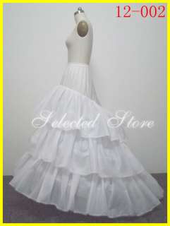   Hoop Layer Wedding Dresses Petticoat Crinolin Bridal Slip Skirt  