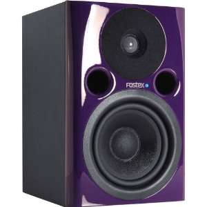  Fostex Powered Studio Monitor Pair Purple Musical 