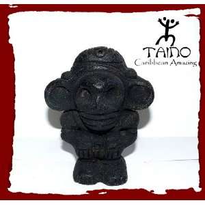 Taino Indian Behique Witch Doctor Collectible Ceramic Fire Figure