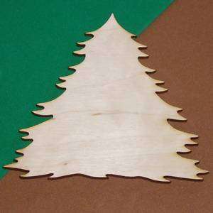GRAND FIR TREES Unfinished Wood Shapes Cut Outs GF5053  