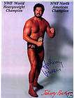JIM POWERS SIGNED RING WORN WRESTLING SINGLET TIGHTS  