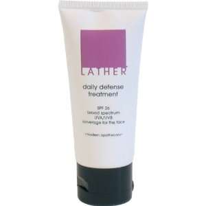  LATHER Daily Defense Treatment/UV Face Crème   SPF 26, 2 