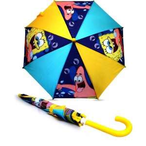   Squarepants School Rain Brolly Umbrella   Nylon Toys & Games