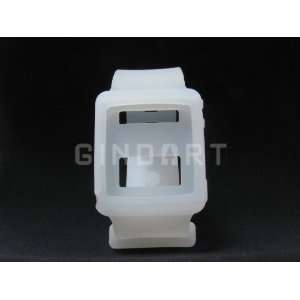  Silicone Wrist Strap Watch Band for Ipod Nano 6th White 