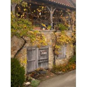  Wheelbarrow and Private Residence, Burgundy, France 