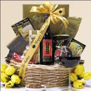   Sauvignon Gourmet & Wine Birthday Gift Basket Grocery & Gourmet Food