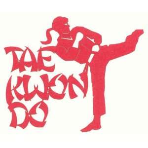  Tae Kwon Do Female Laser Cut Arts, Crafts & Sewing