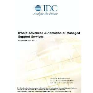  IPsoft Advanced Automation of Managed Support Services 
